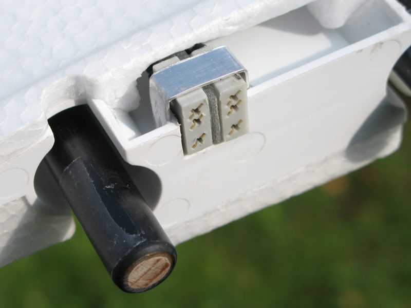 QR-Stecker in der Fläche