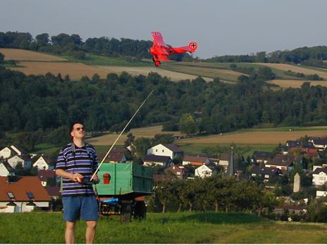 Fokker im Vorbeiflug