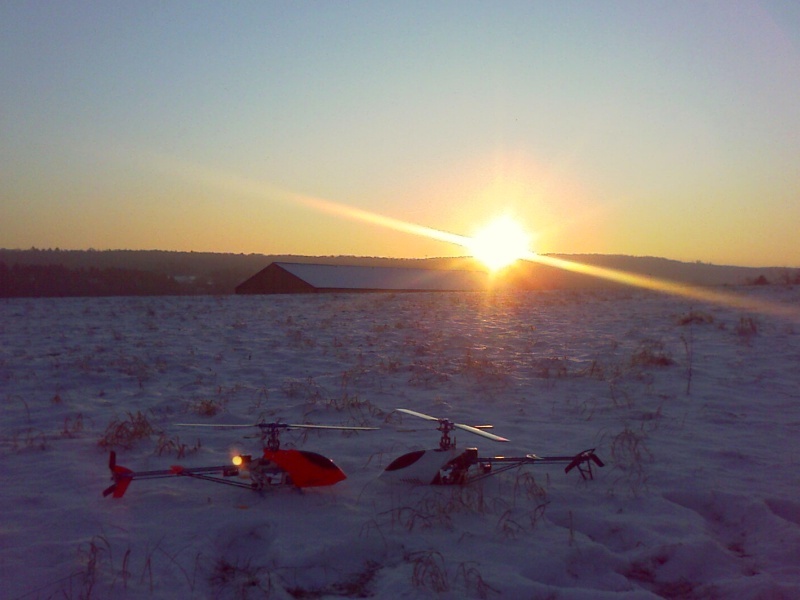 2 CopterX im Schnee