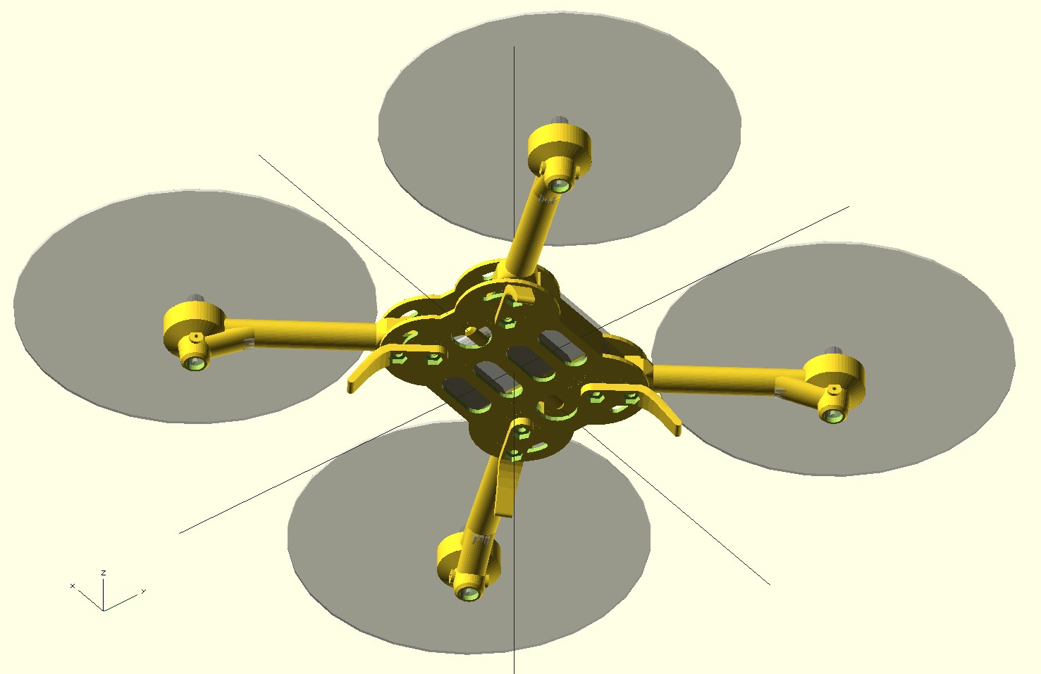 Copter von unten