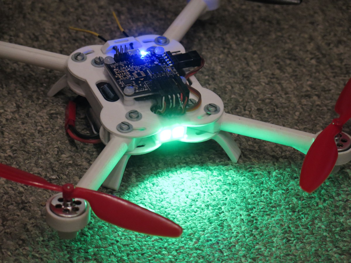 Beleuchtung mit 2 Neopixel-LEDs