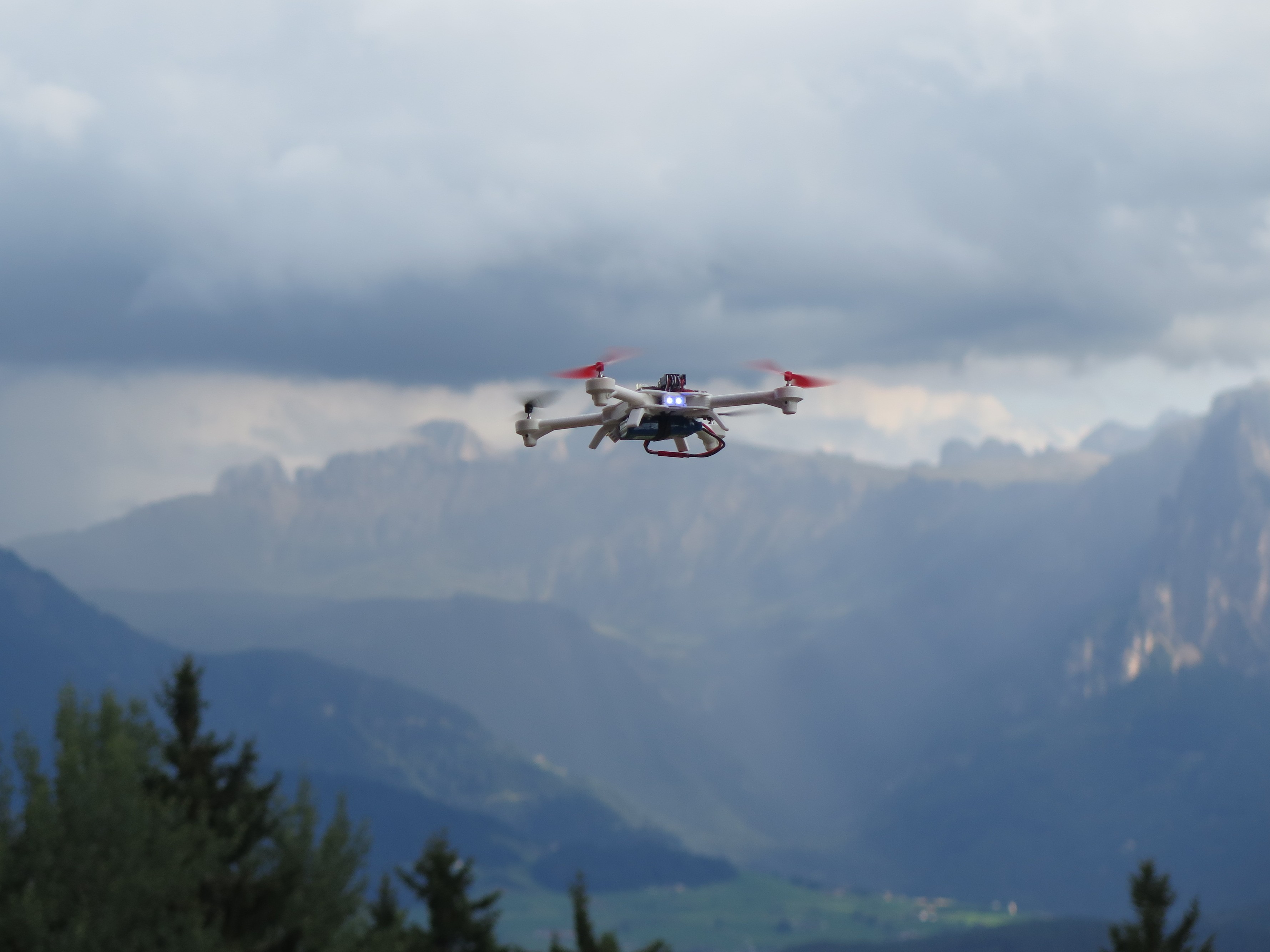 Flugerprobung in Südtirol