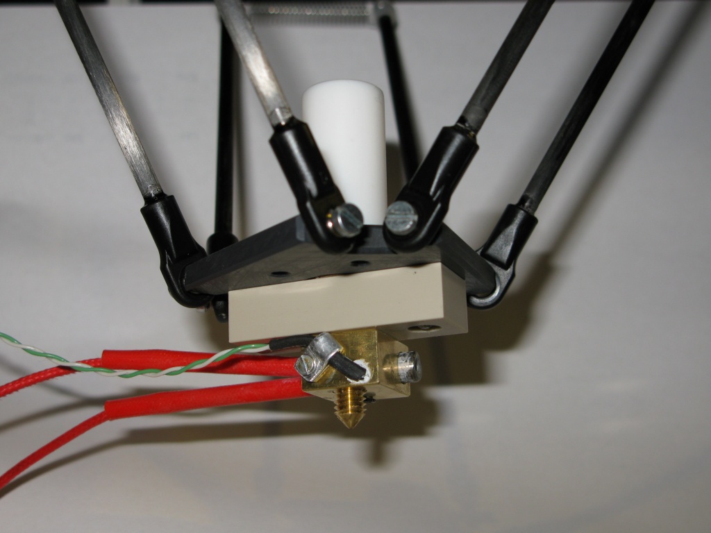 Hotend am Effektor