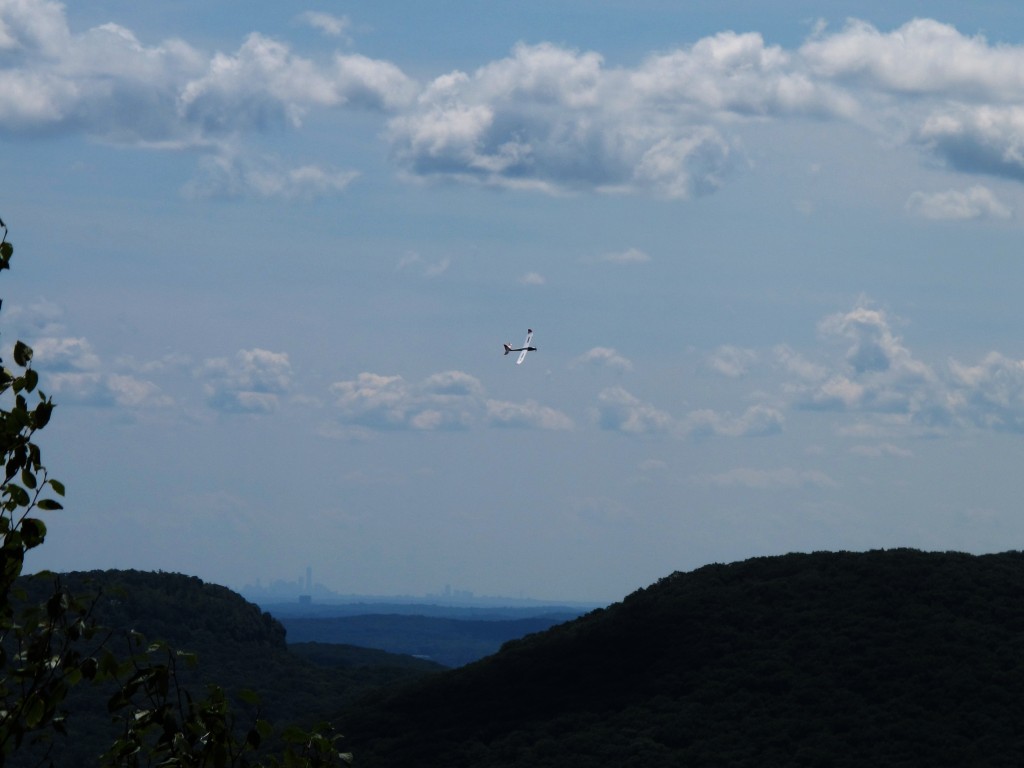 Merlin am BearMountain vor NYC Skyline