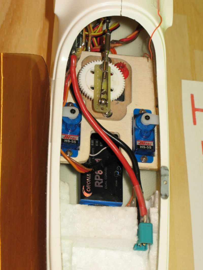 Servoeinbau der Mini-ASW