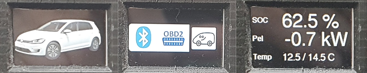 Software-Ausgabe OBD-Display