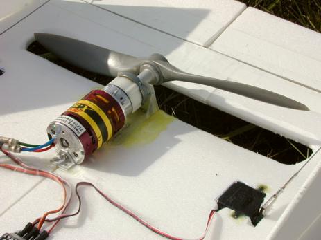 Pibros-XL Motor und Getriebe