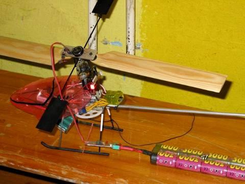 Piccolo mit Holz-Rotorblttern