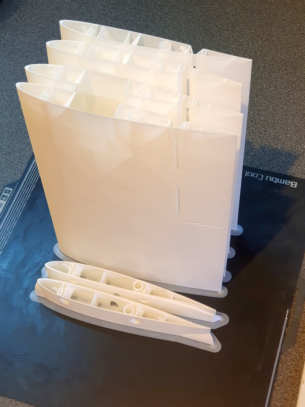 1.2m Wing on the Bambulab Print Plate