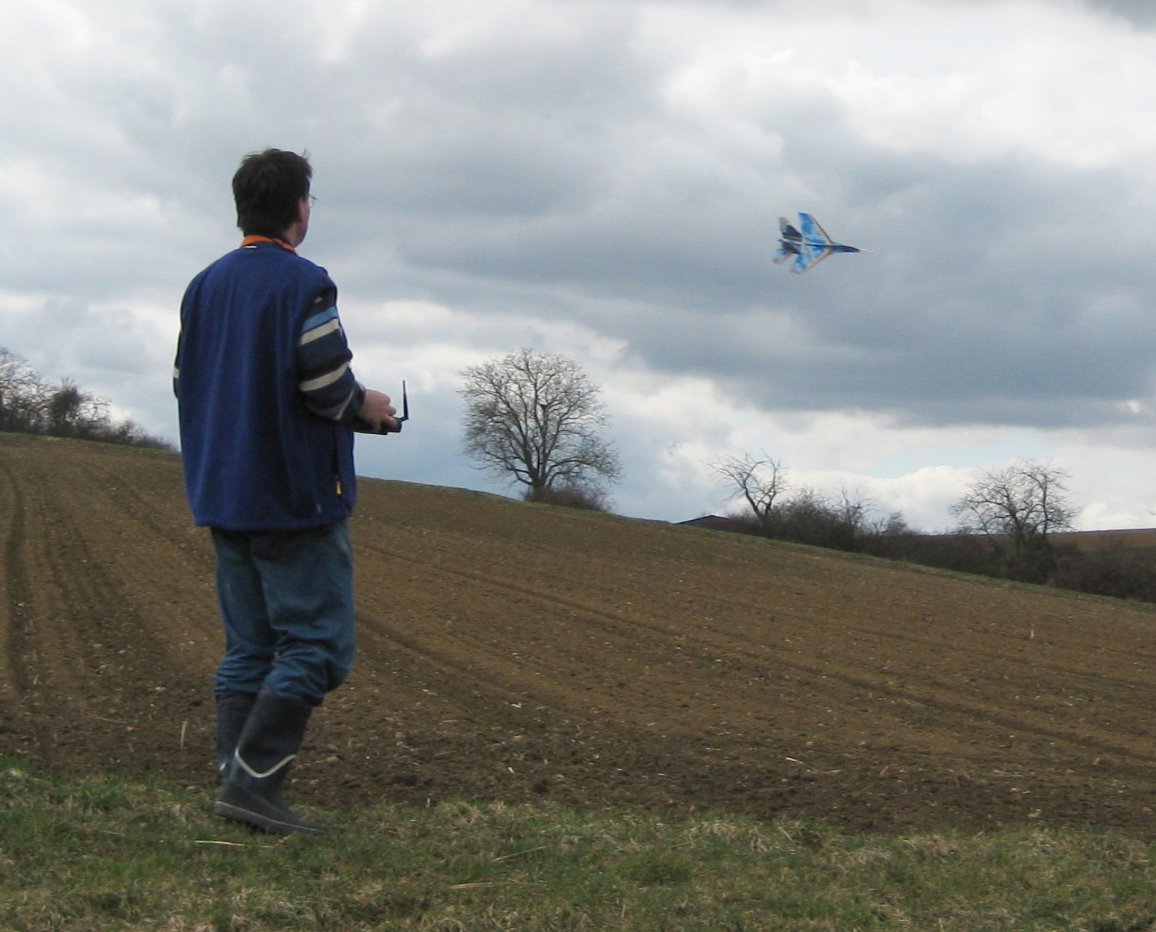 Sukhoi beim Erstflug
