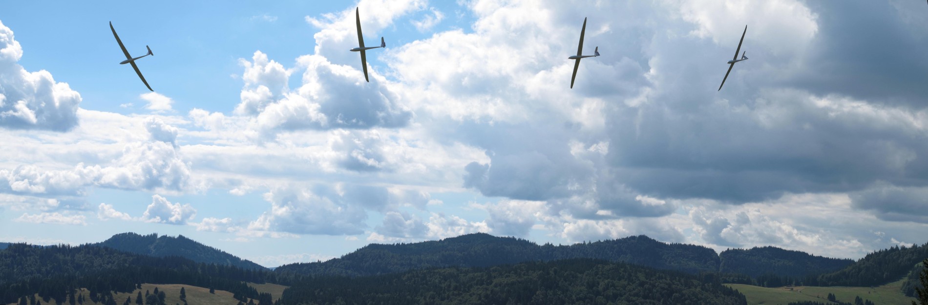 Ventus 3.6m im Vorbeiflug