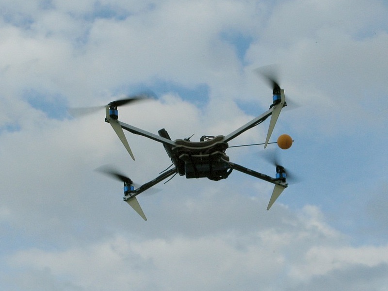 WiiCopter unterwegs...